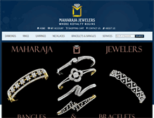 Tablet Screenshot of maharajajewelers.com